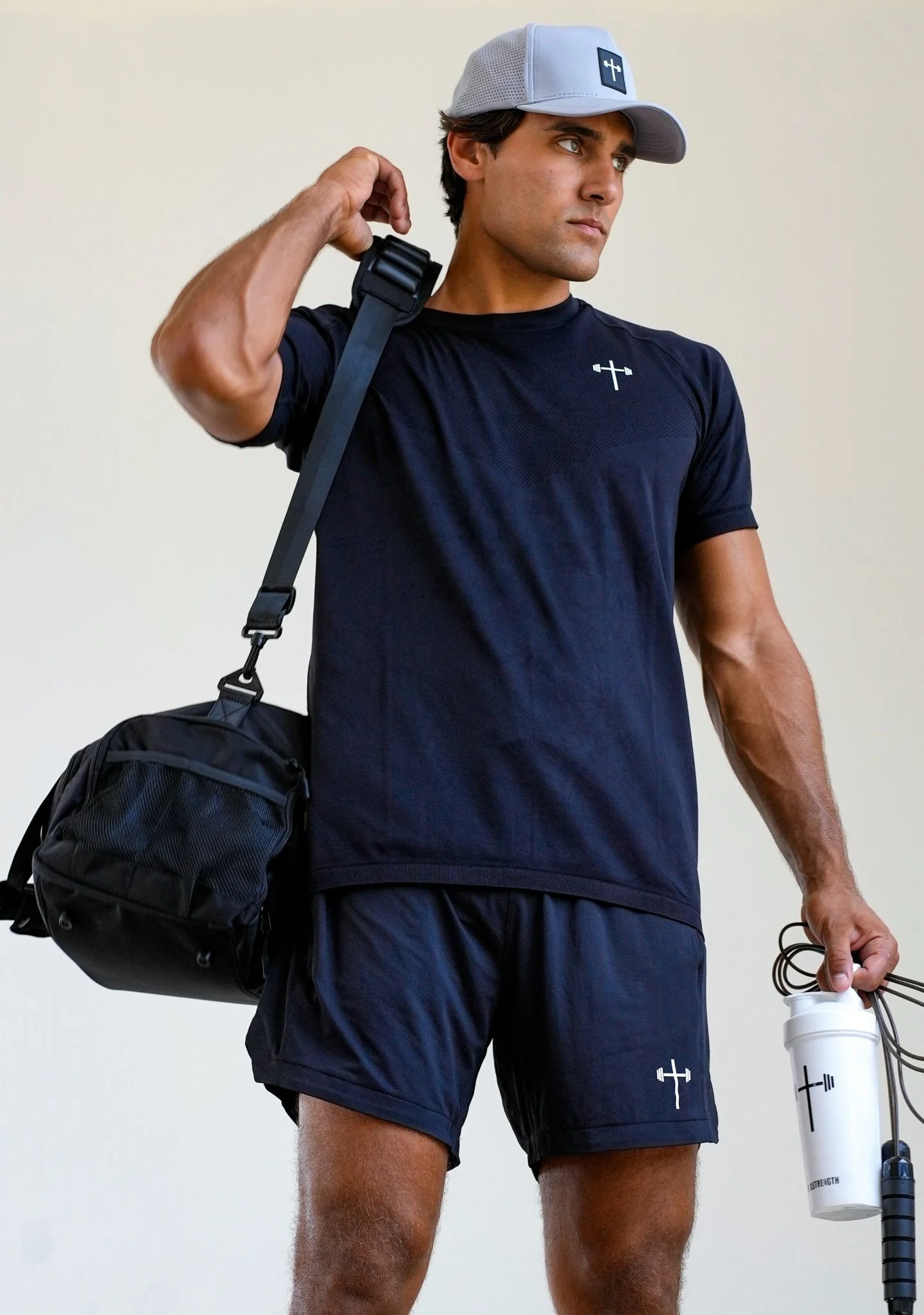 Powered By Faith Duffle Bag - Image 6