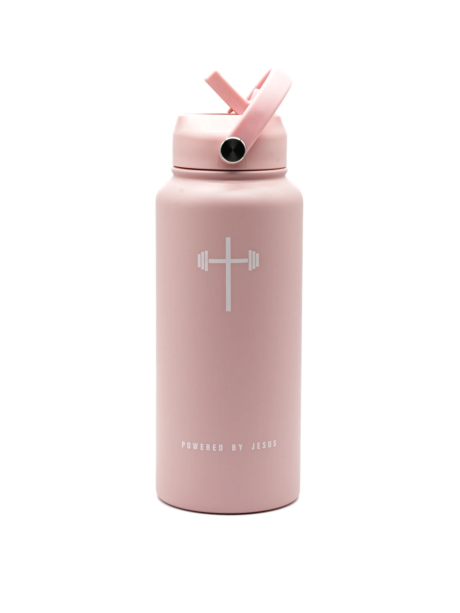 Powered By Jesus 32oz Insulated Water Bottle - Image 4