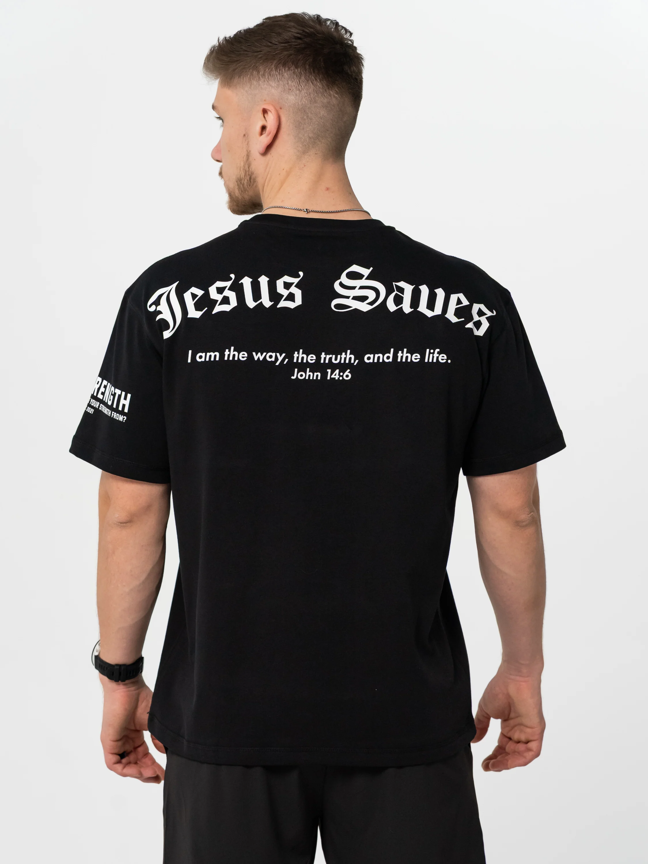 Premium Oversized Scripture Tee - Image 27