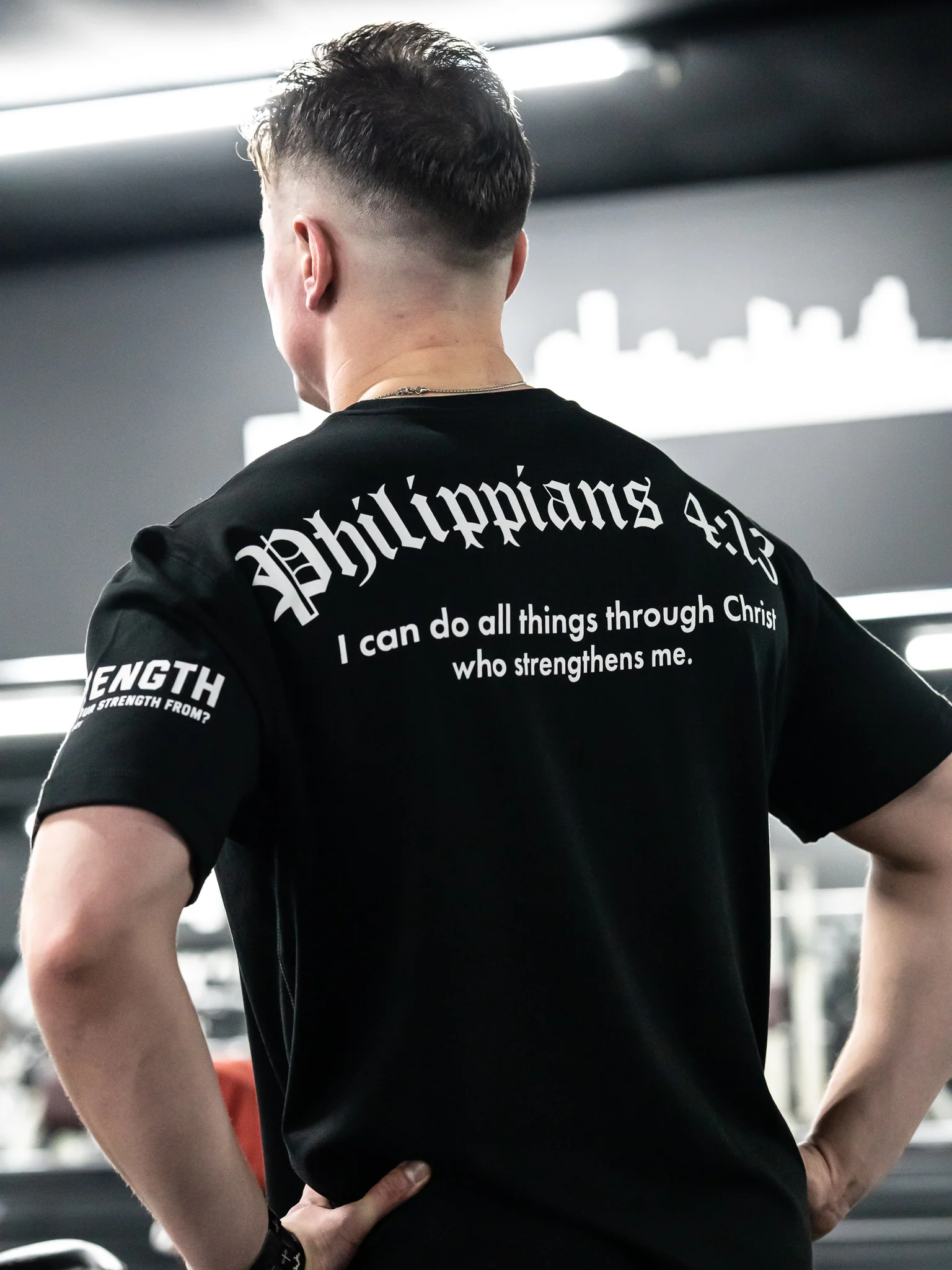 Premium Oversized Scripture Tee - Image 4
