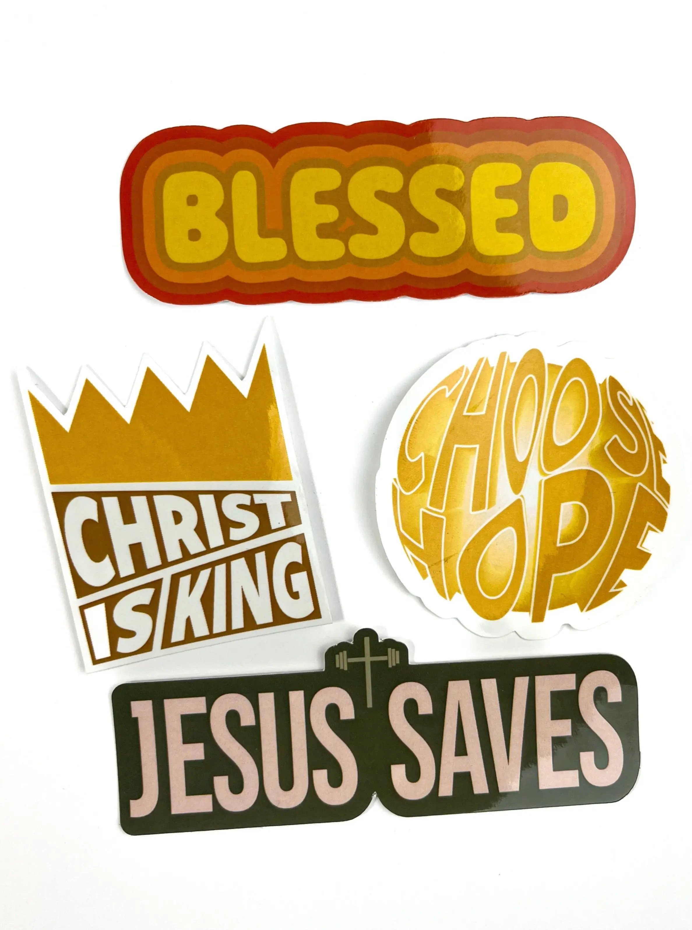 Jesus Saves Sticker Pack